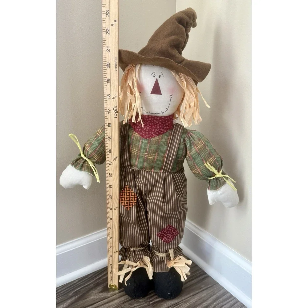 STAND UP SCARECROW FALL HALLOWEEN TABLETOP/SHELF‎ weighted DECORATIONS FIGURES
